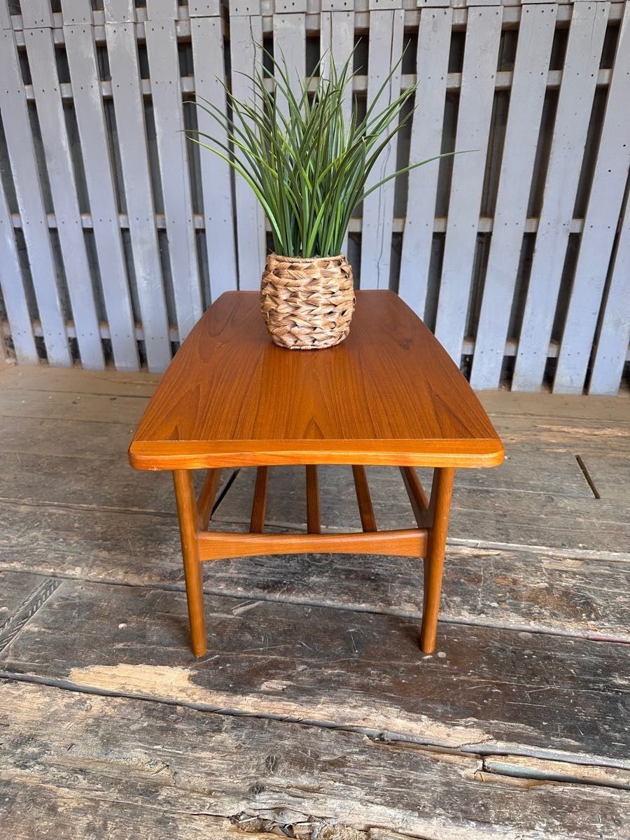 Jentique Teak Compact Coffee Table photo vinterior