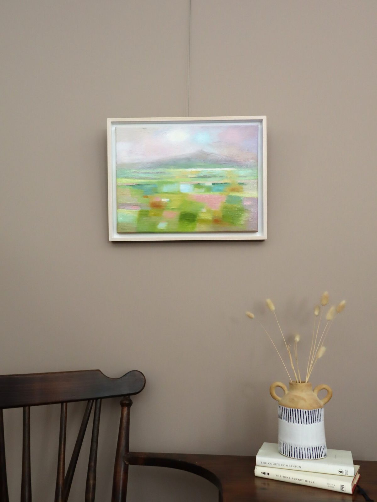 Severn Haze, olieverf op doek, midden 20e eeuw photo furniture