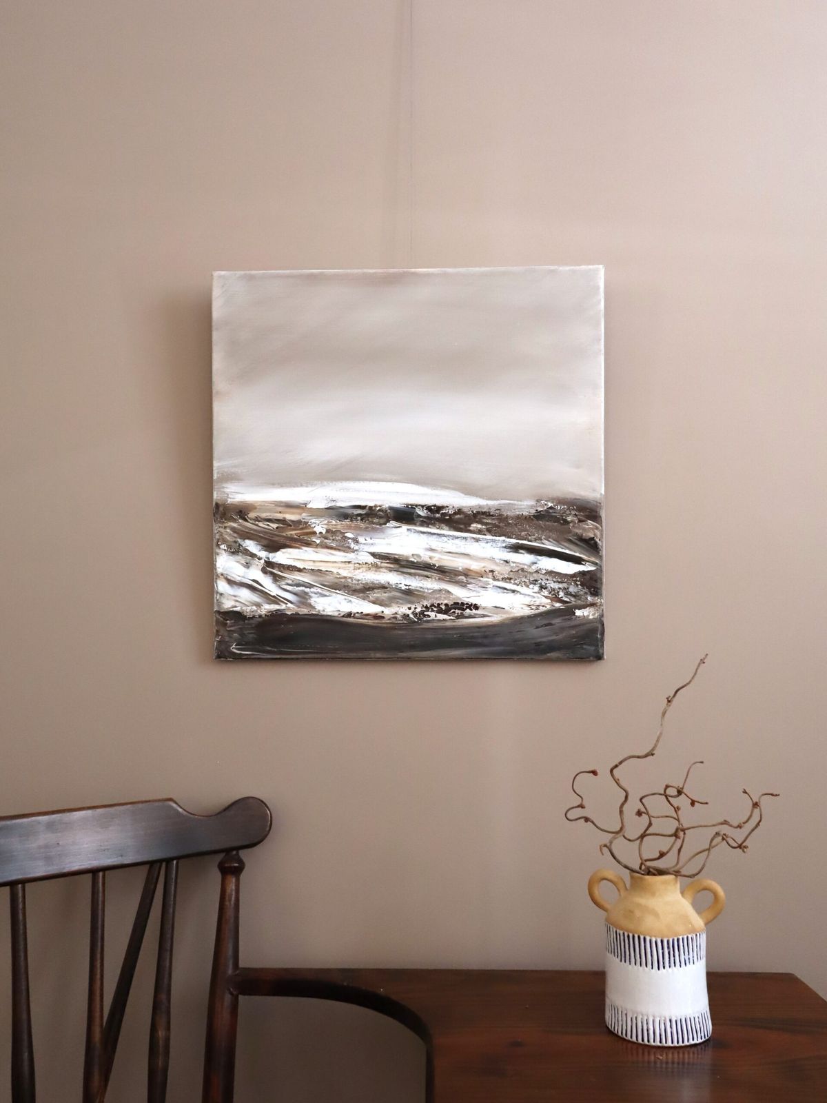 The Last Light Of Day Oil On Canvas. photo furniture