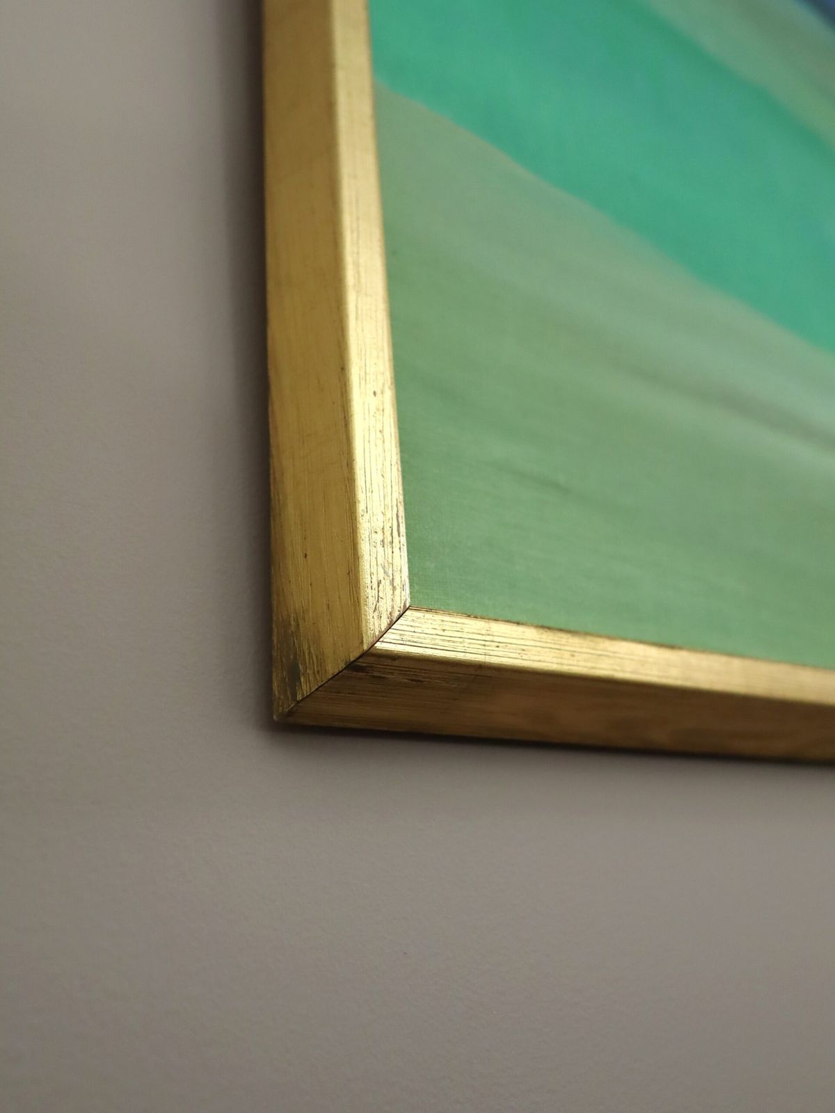 Where The Sky Deepens Oil On Canvas. photo Art