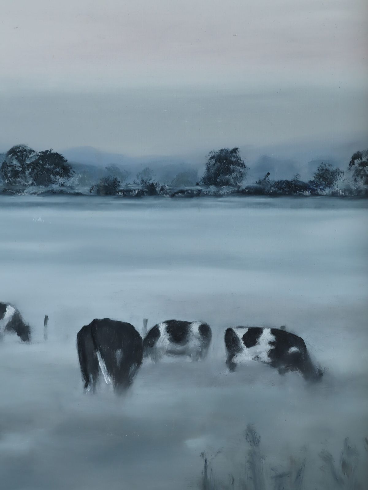 Friezen in de Mist, olieverf op paneel. photo buy