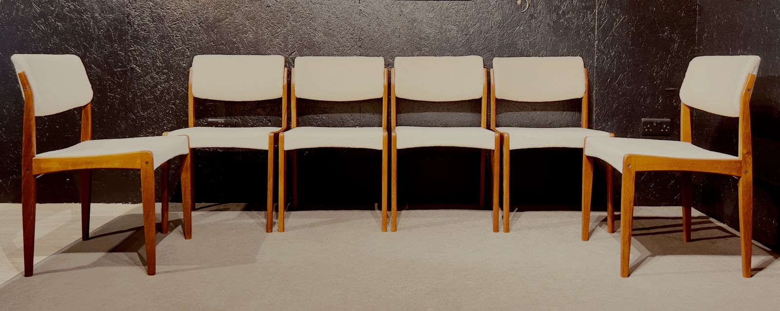 Set Of Danish Chairs By Hw Klein For Bramin