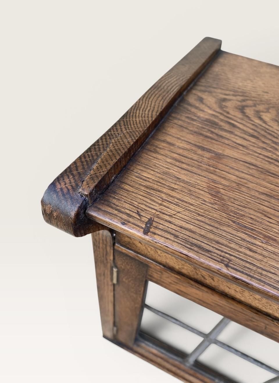 Oxford Oak Sectional Leaded Glass Bookcase C.1920. photo 725.0