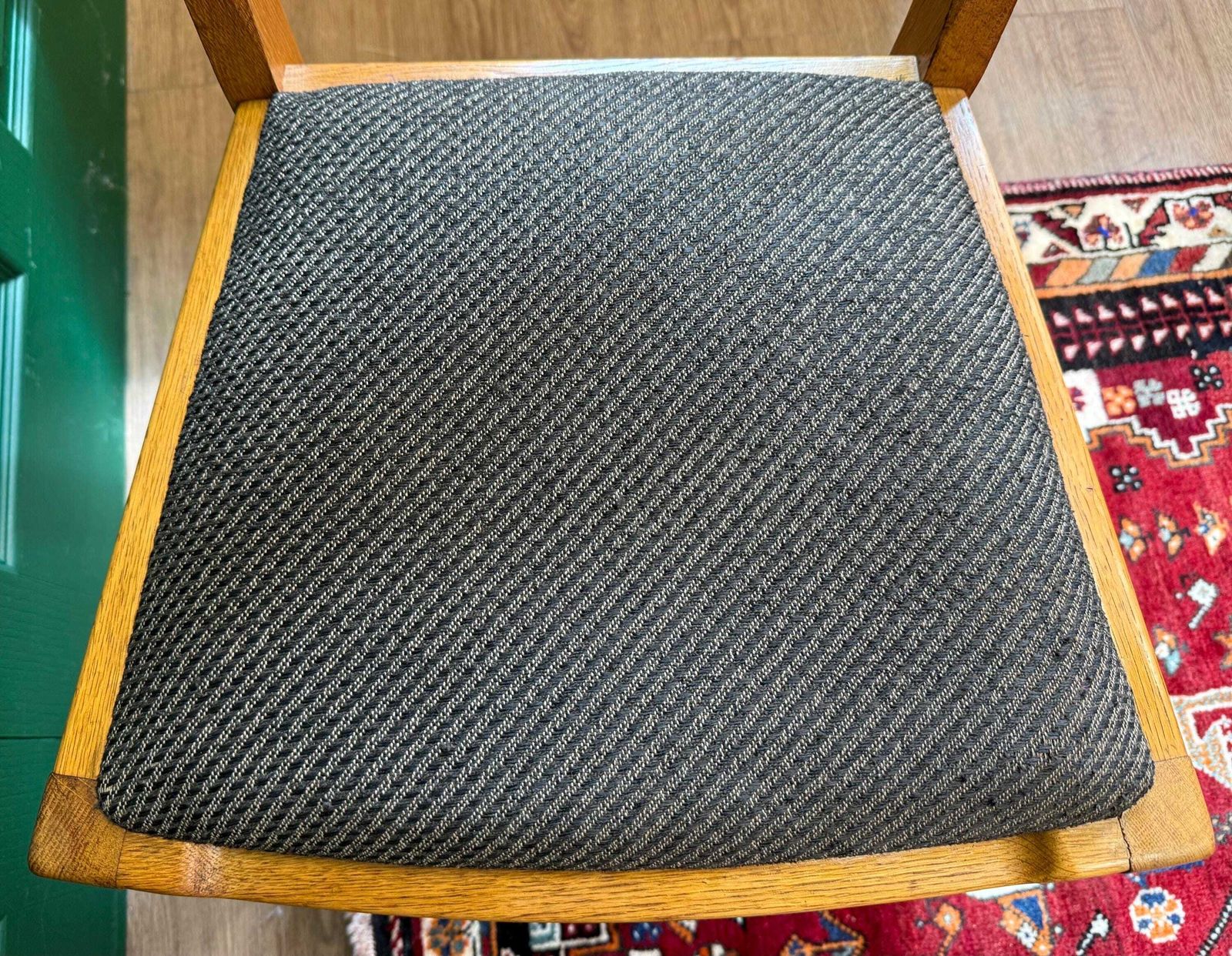 photo for sale Mid Century Modern 1960s Oak G Plan E Gomme Brandon Extending Square To Rectangular Dining Table And Four Butterfly Chairs