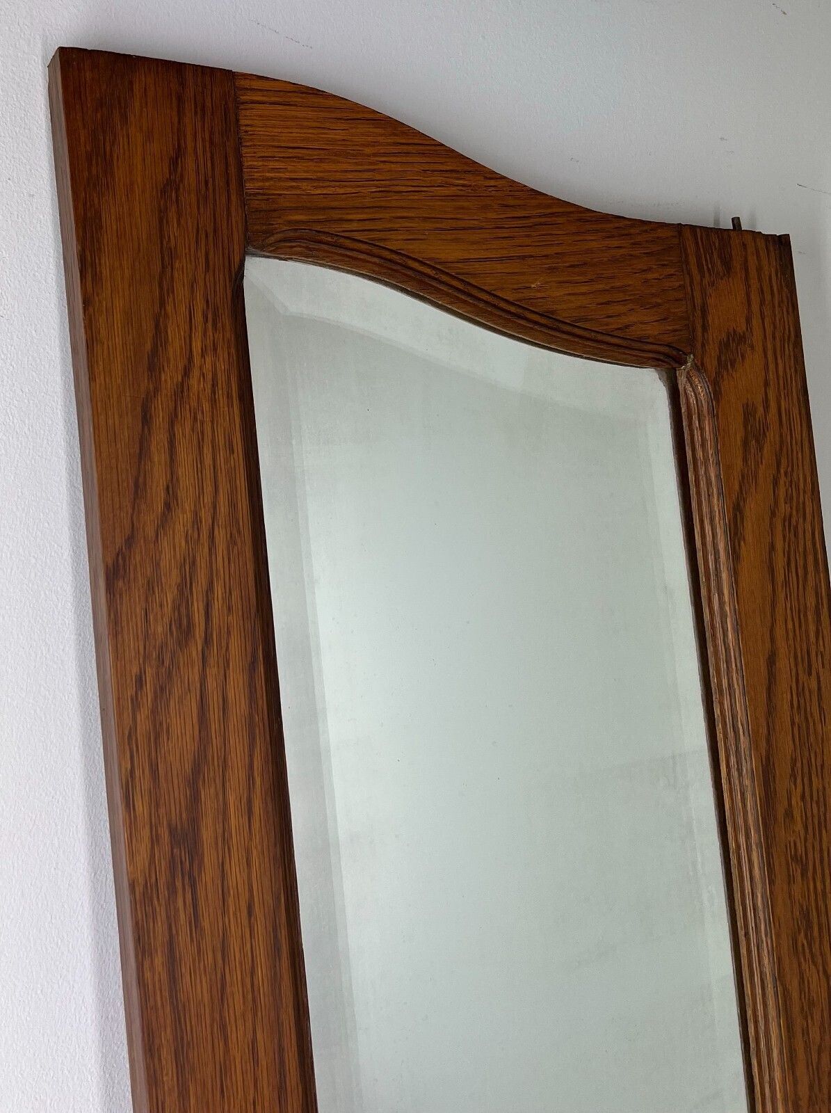 Mirror Antique French Style Oak Wall Mirror Decorative Frame Lot 3117 photo 99.0
