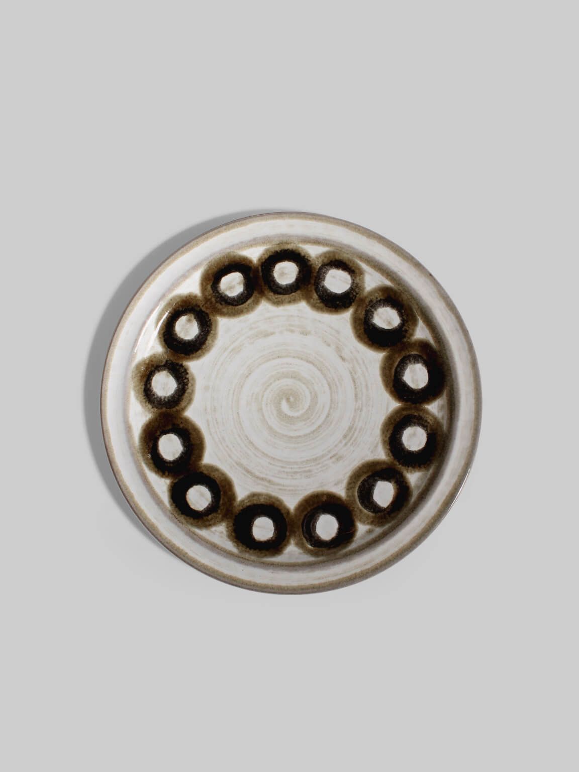 Gerda Heuckeroth Handgeschilderde Keramische Borden, Set van 6, voor Ceramano, jaren 1960, West-Duitsland photo buy