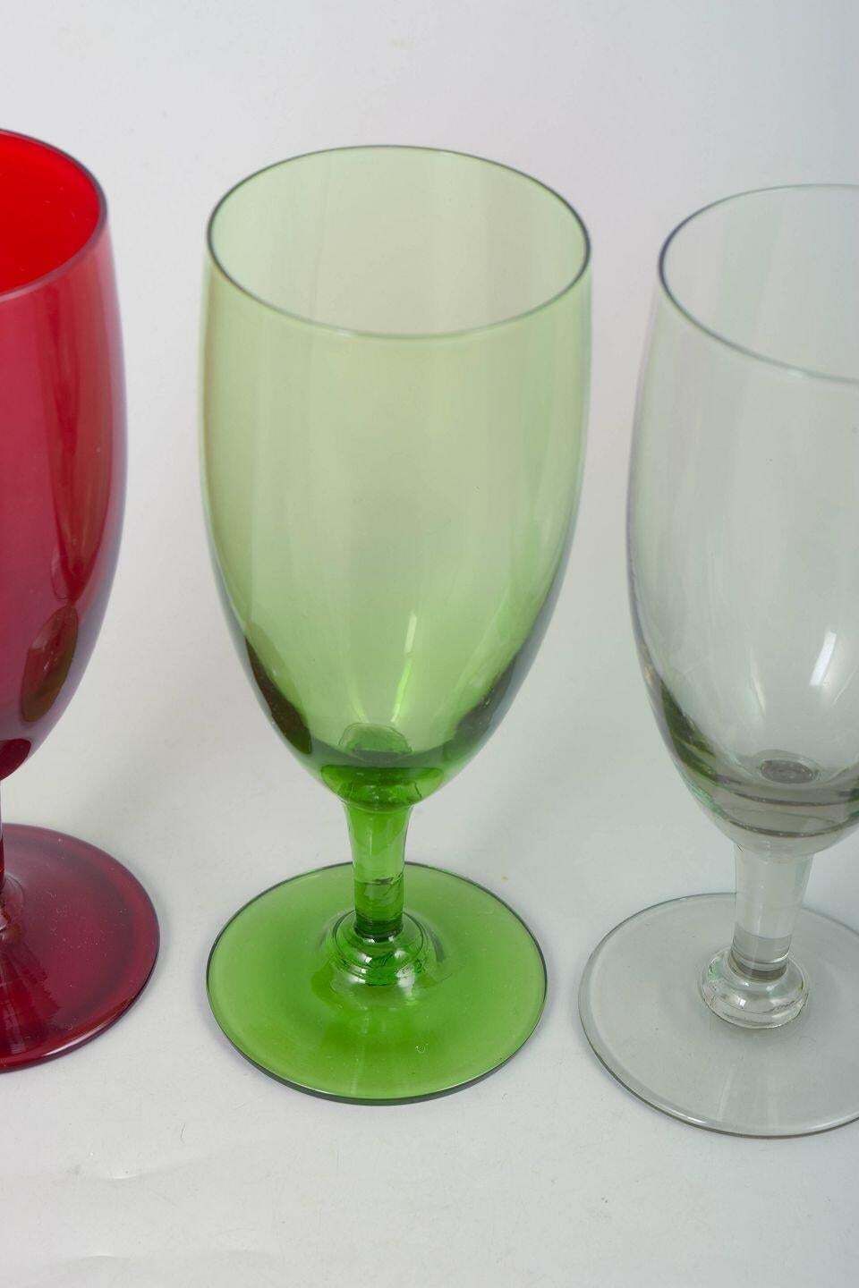 Monica Bratt For Reijmyre, Sweden. Set Of Four Wine Glasses. 1960s/70s photo for sale