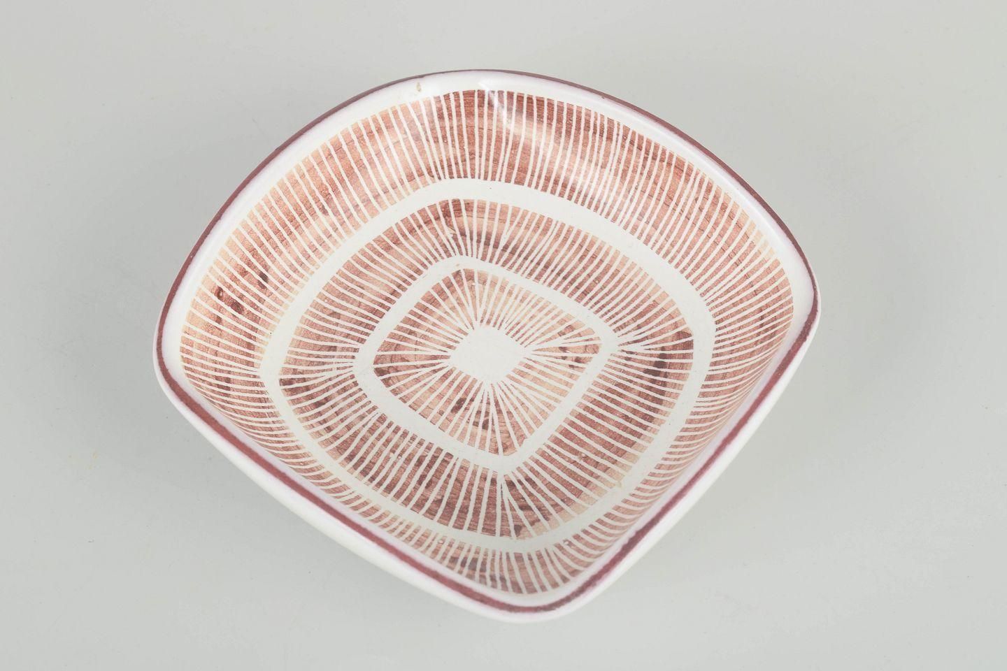 Petite coupe en grès Ingrid Atterberg pour Upsala Ekeby, années 1960 photo furniture