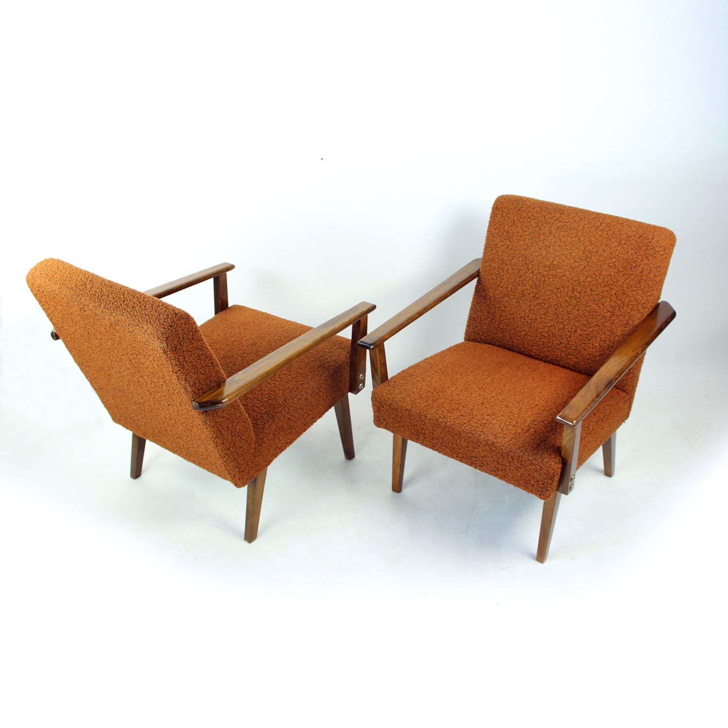 Paar Mid-Century Modern Fauteuils van Tatra, Tsjecho-Slowakije, jaren 1960 photo vintage