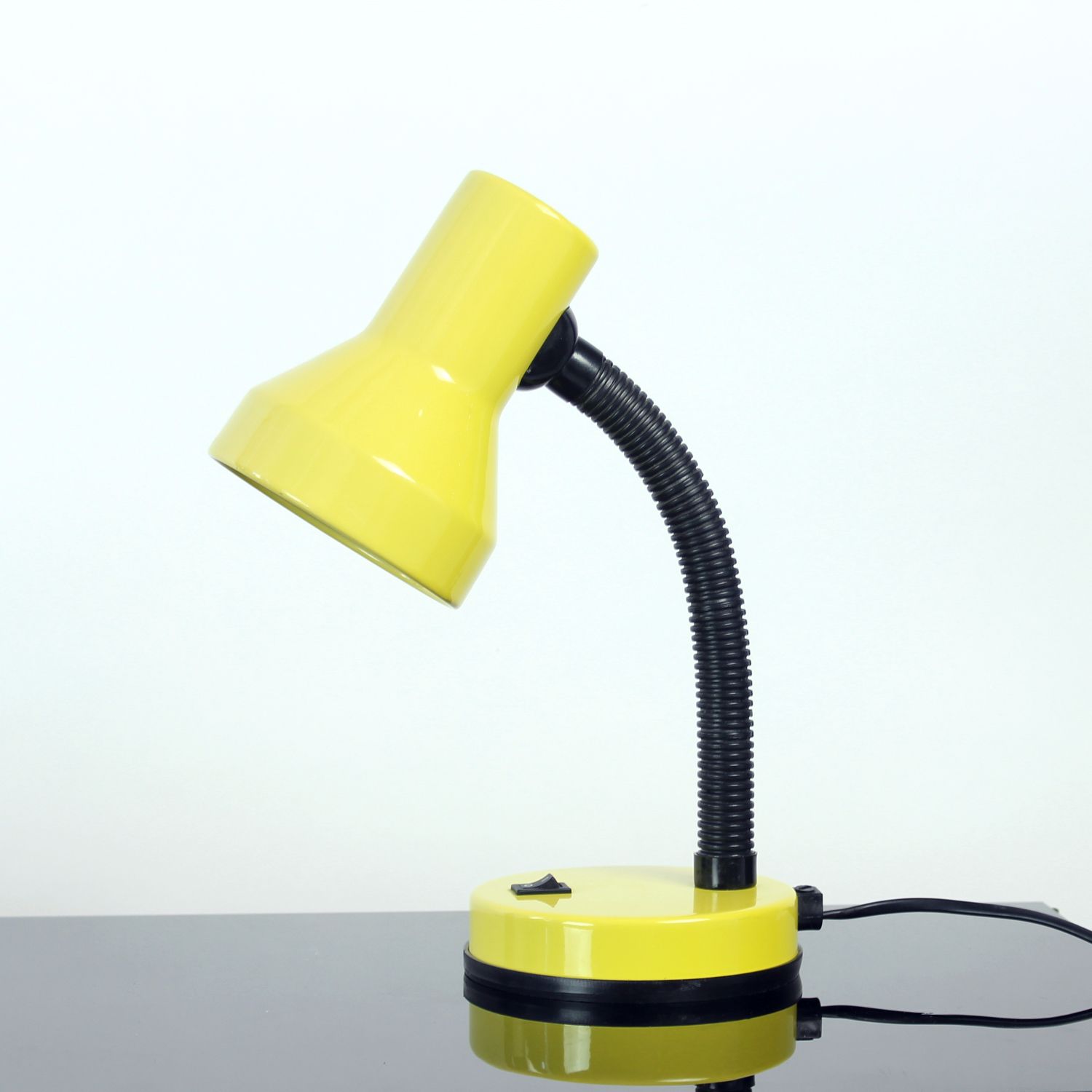 Gele Rendi "Baby 2" verstelbare bureaulamp, Tsjecho-Slowakije, jaren 1990
