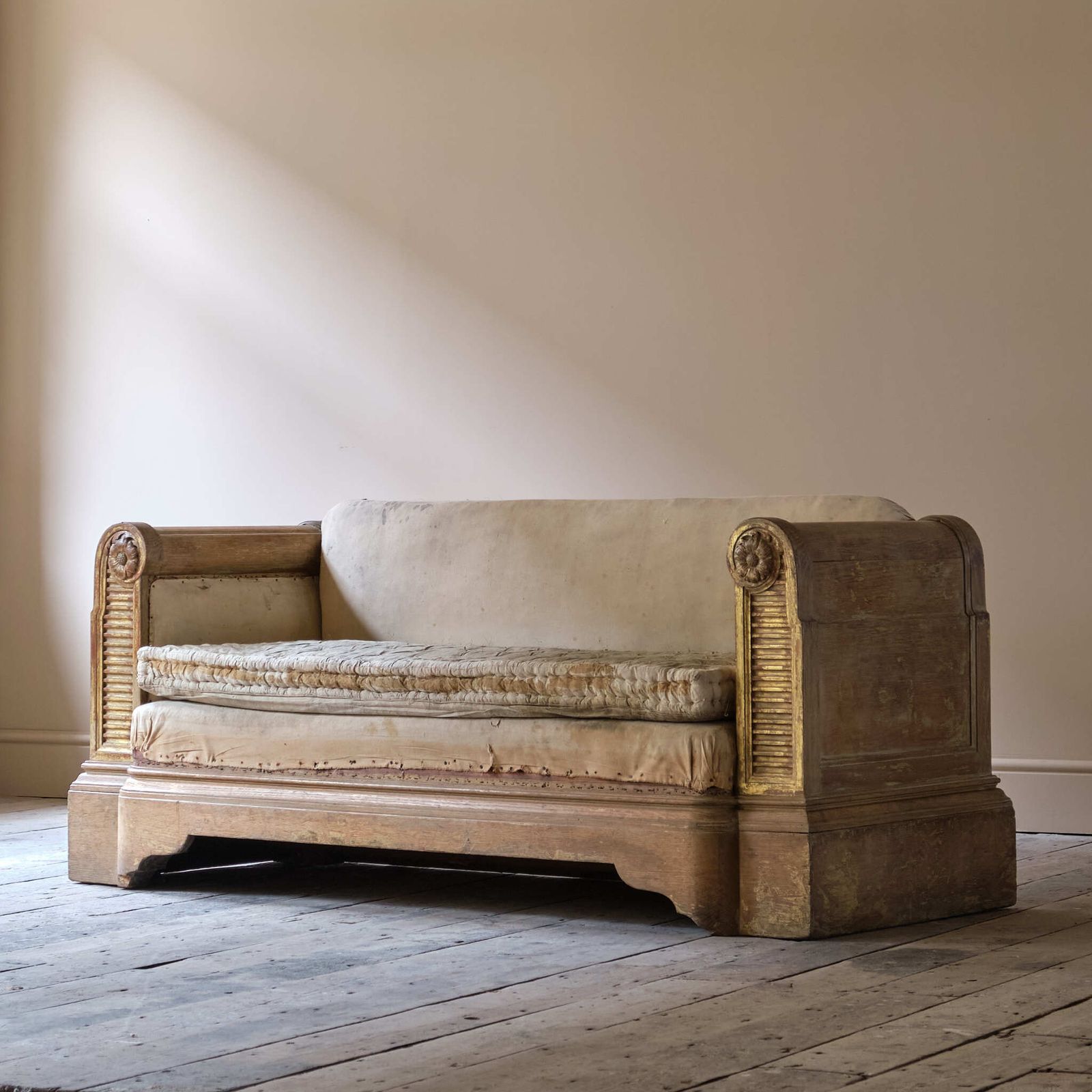 Early 20th Century Oak Sofa, 1910s photo Furniture