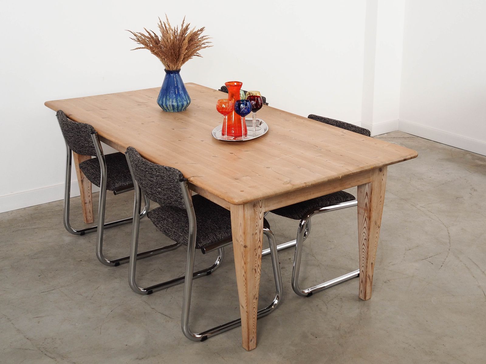 Grenen tafel, Deens design, jaren 1990, gemaakt in Denemarken. photo 1549.0