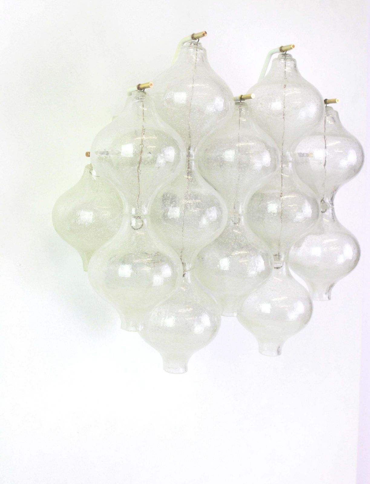 Lighting 1 Of 4 Large Kalmar 'Tulipan' Sconces Wall Lights, Austria, 1970s photo