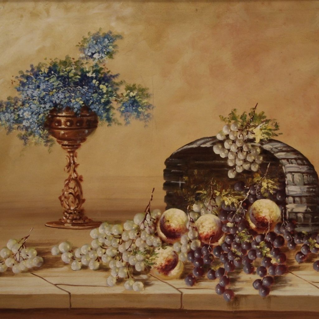 Nature morte signée, années 1970 photo for sale