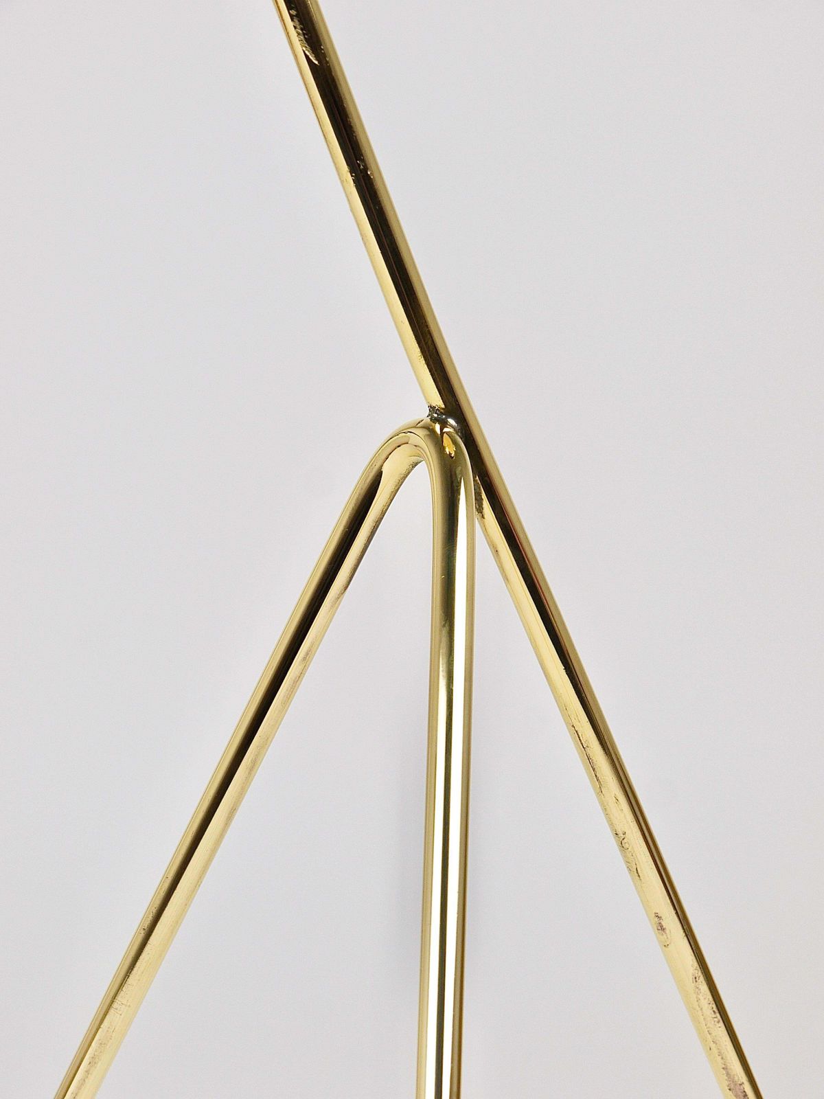 photo vintage Rare Carl Auböck Brass Standing Floor Ashtray, Smoking Stand, Austria, 1950s.