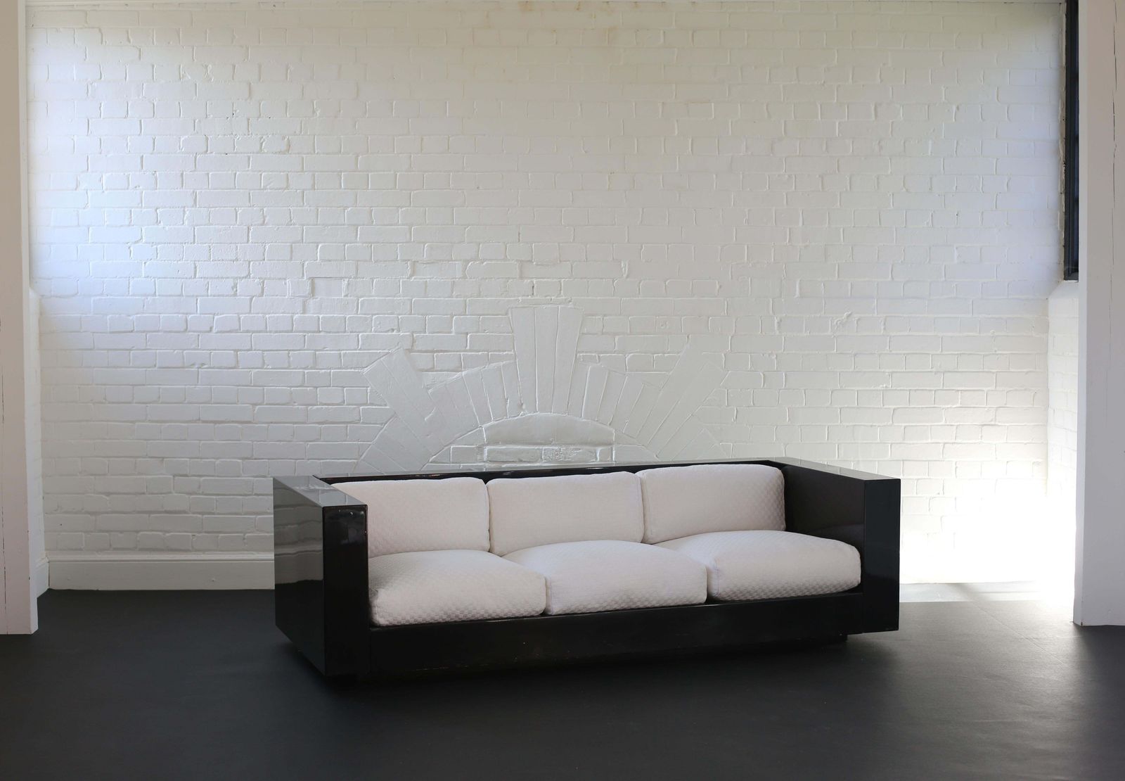 Massimo And Lella Vignelli For Poltronova 'Saratoga' Three Seater Sofa