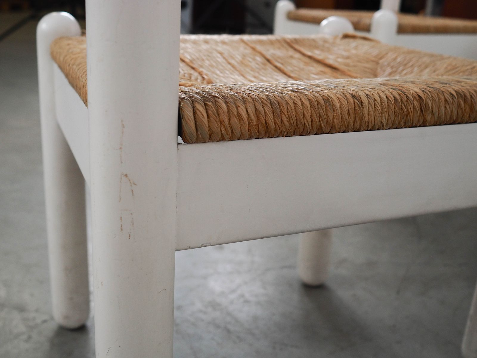 Set van vier beukenhouten stoelen, Italiaans design, jaren 1980, Made In Italy photo for sale