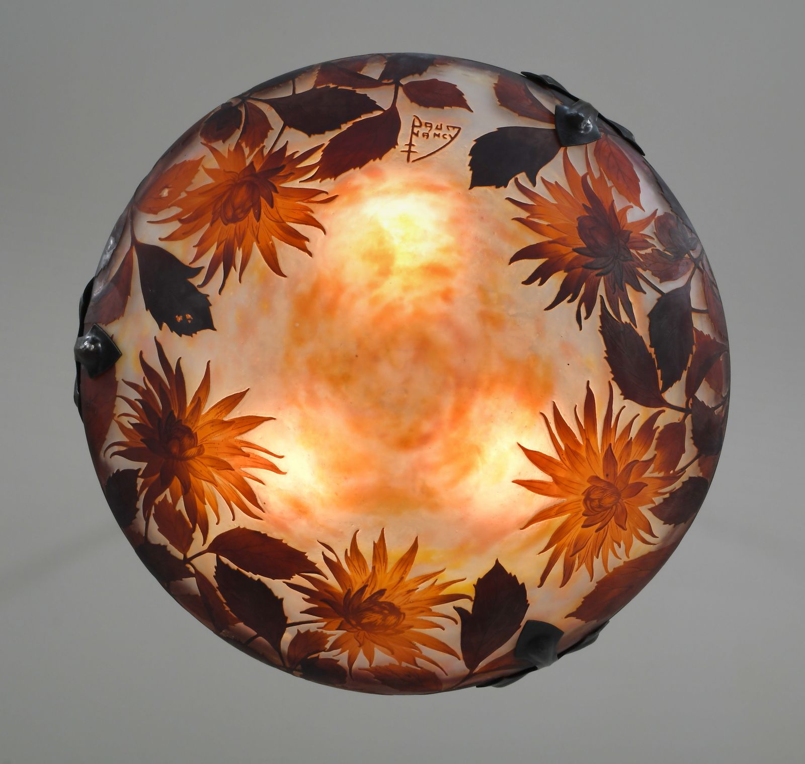 photo furniture A French Art Deco Pendant Light By Daum & Majorelle 1925 France