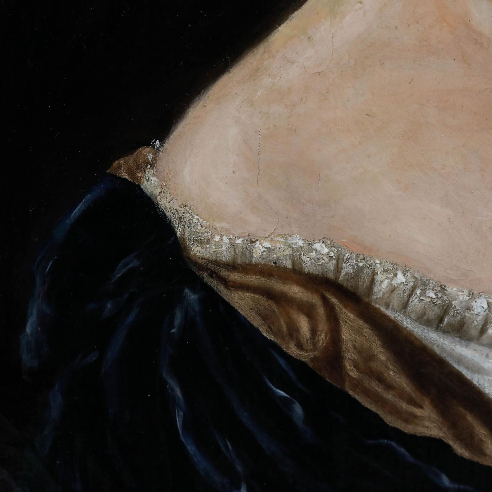 Mid 19th Century Oil   Portrait Of A Fashionable Lady. photo vinterior