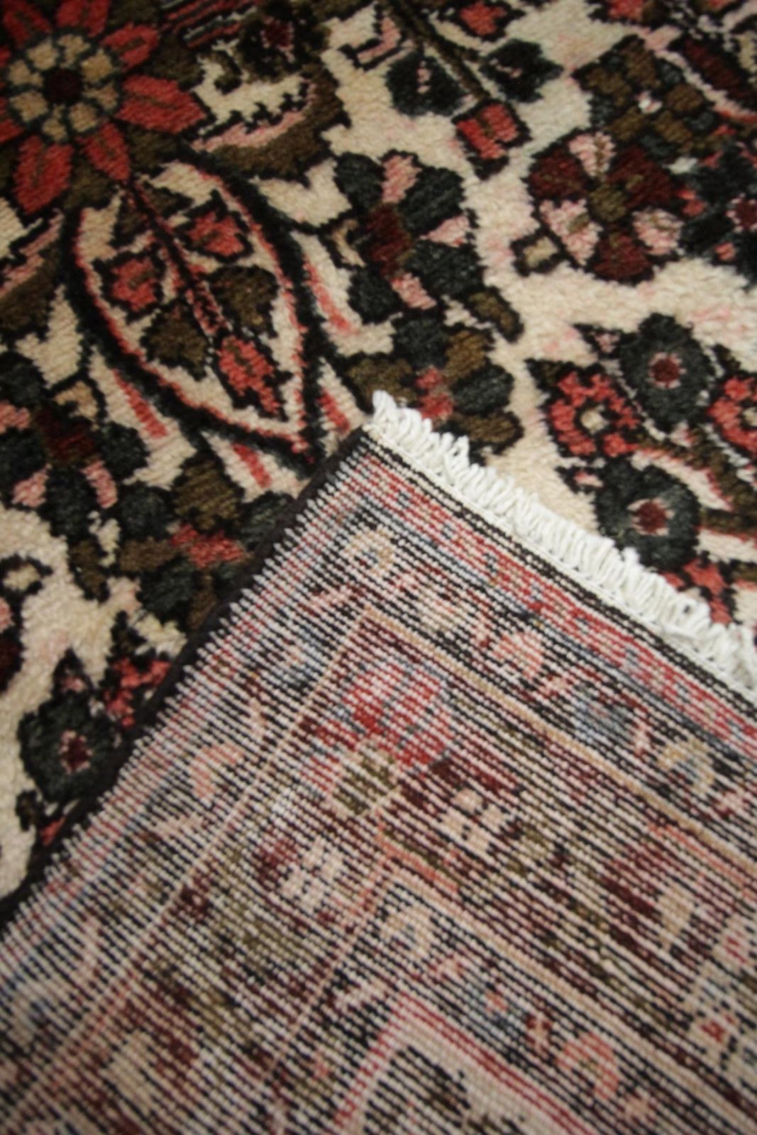 Chemin de tapis long fait main, tapis de couloir vintage indien, laine florale, chemin d'escalier photo buy