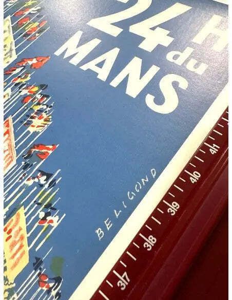1959 24 Hours Of Le Mans Vintage Poster By Michel Beligond photo 509.0