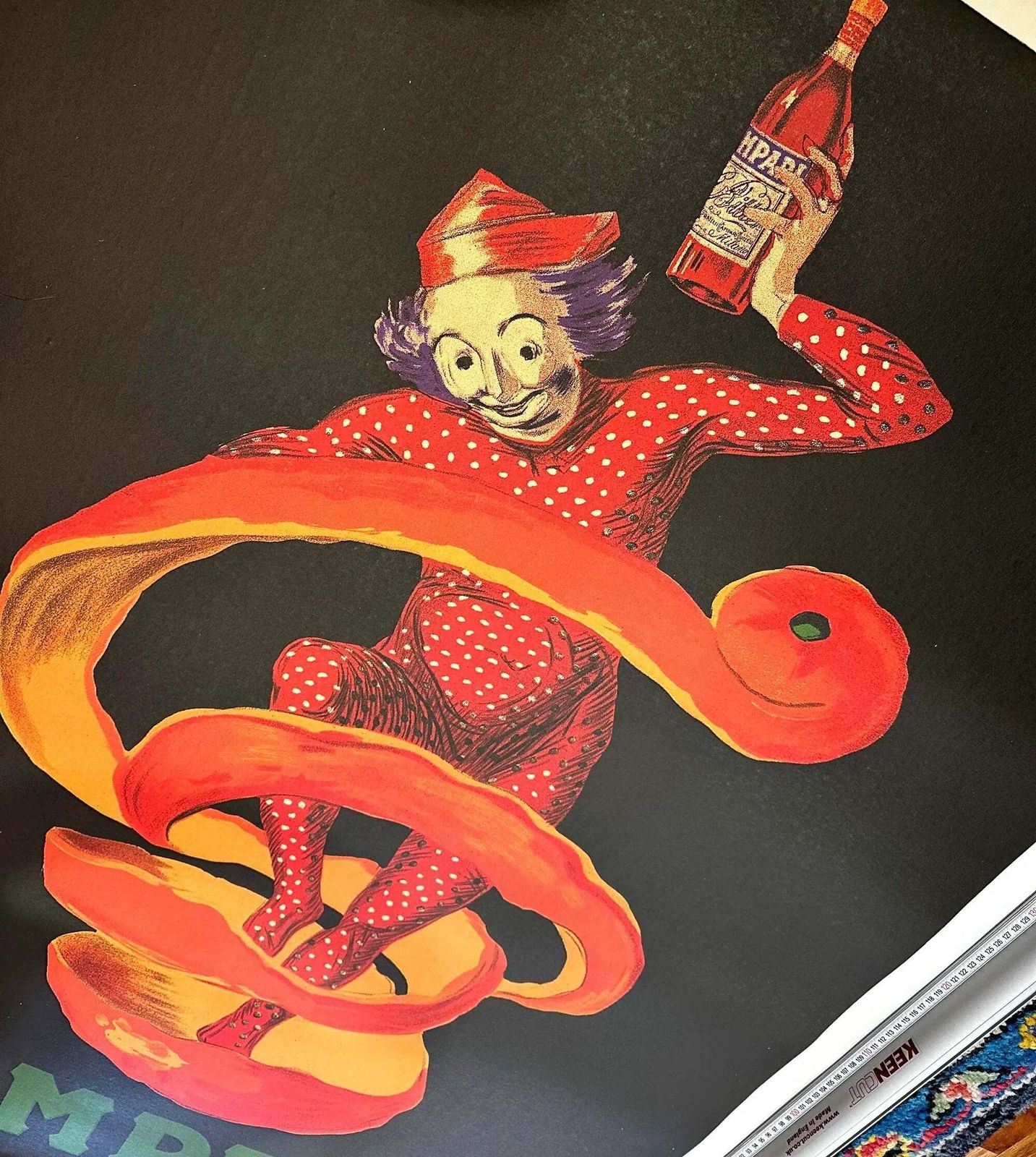 Vintage jaren 1950 Campari L'aperitivo poster van Leonetto Cappiello photo Kunst
