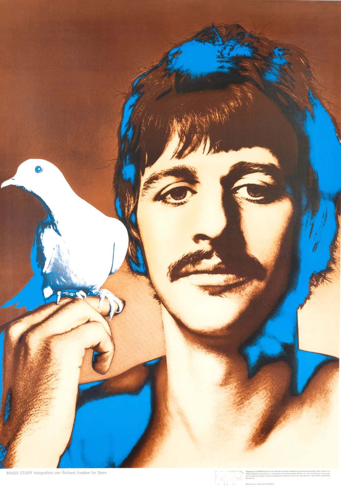Original 1967 Richard Avedon Beatles Pop Art Poster Set Of Four photo 1552.0