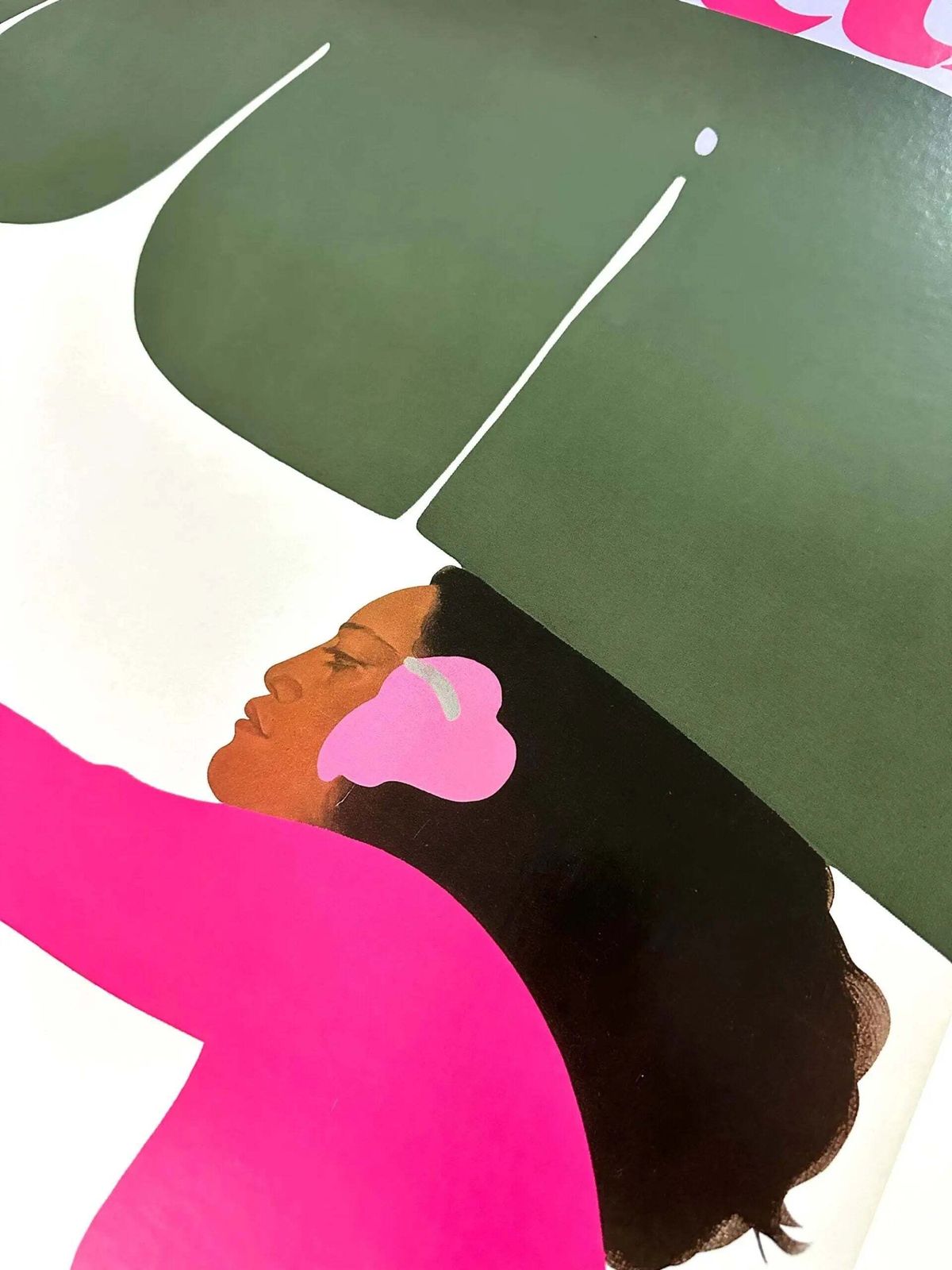 Affiche de voyage vintage United Airlines Hawaii, 1985, par Pegge Hopper photo 1175.0