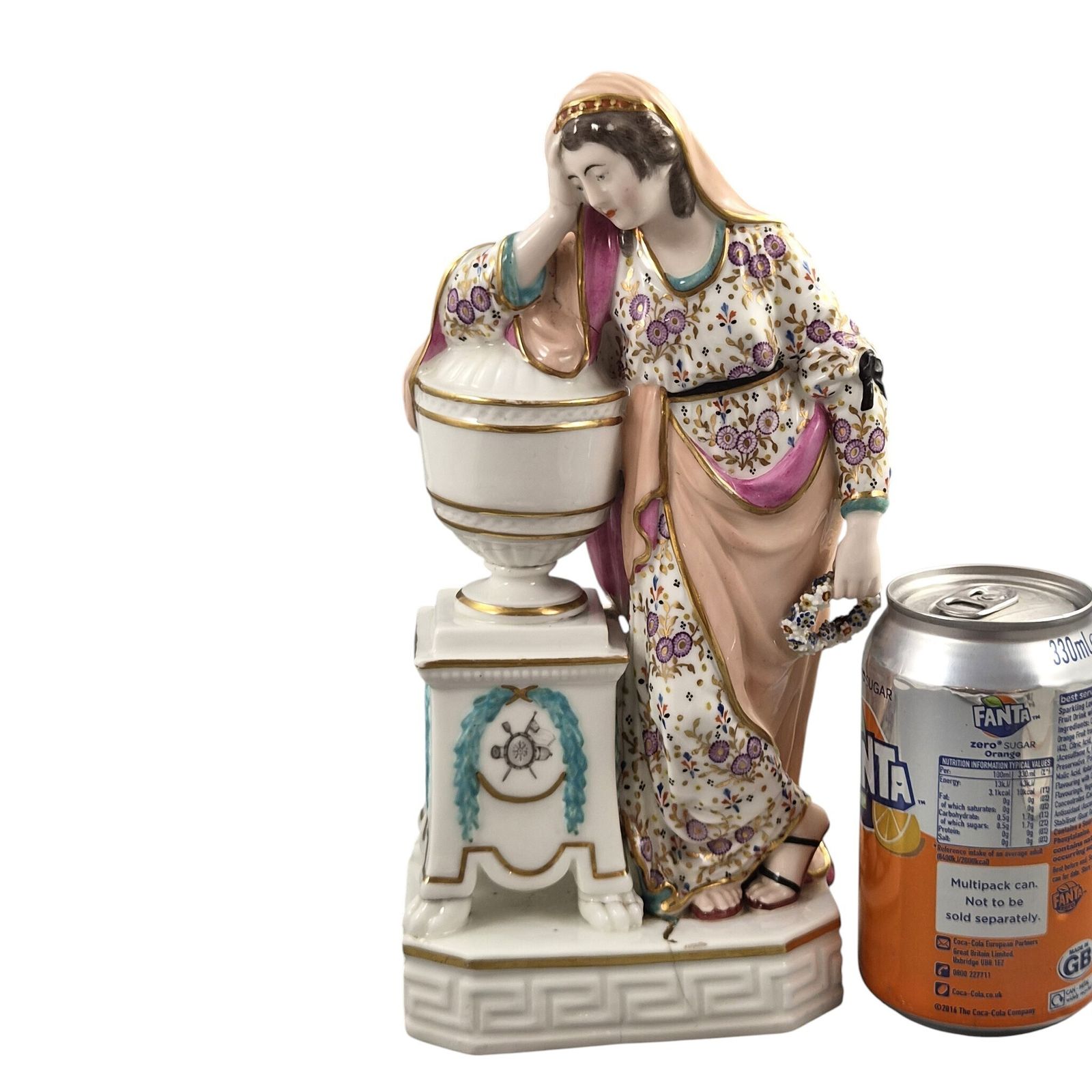 photo for sale Rare Derby Porcelain Figure Of Andromache, Model No.100, C.1778