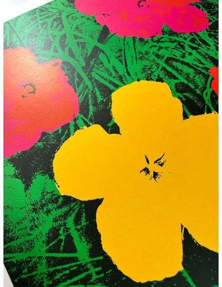 Andy Warhol Flowers Red 1970 Franse Lithografie Poster photo for sale