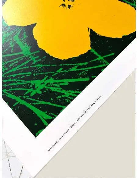 Andy Warhol Flowers Red 1970 Franse Lithografie Poster photo vinterior