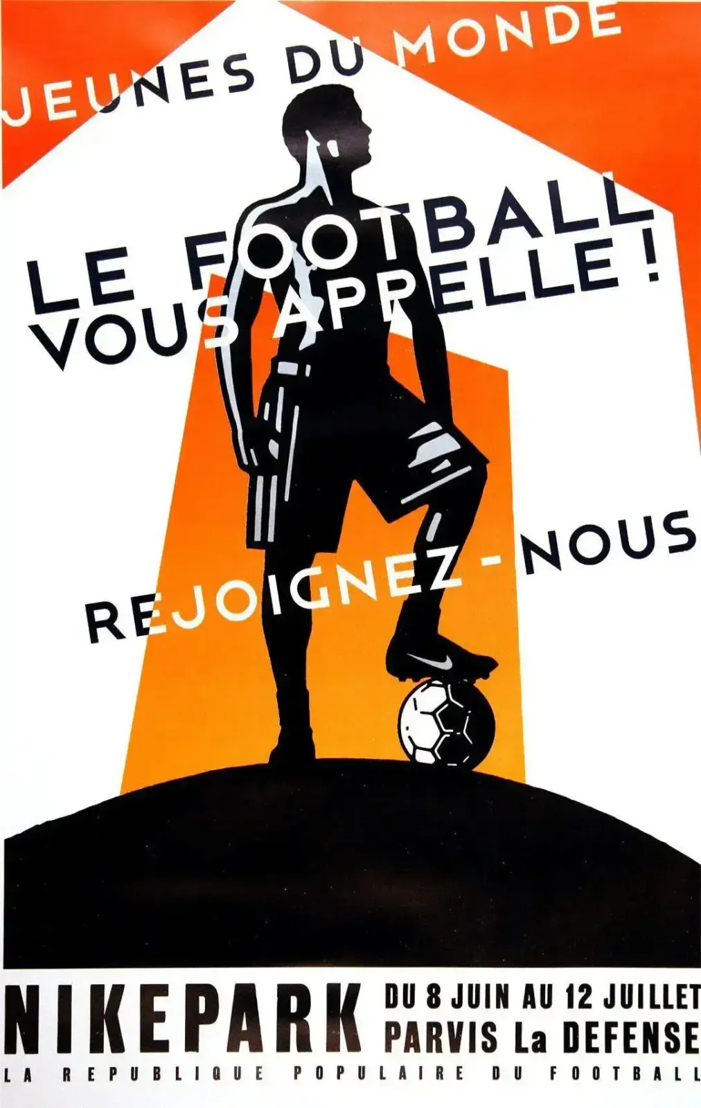 Affiche promotionnelle Nike Park FIFA World Cup 1998, par Johan Otto von Spreckelsen