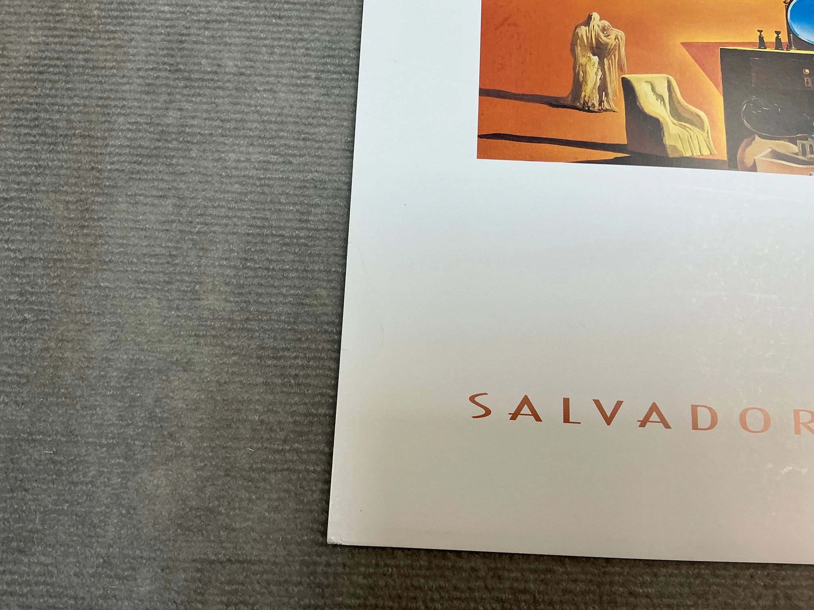 Kunst Salvador Dali Paranoiac Critical Town 1989 Offset Lithograph Art Poster photo