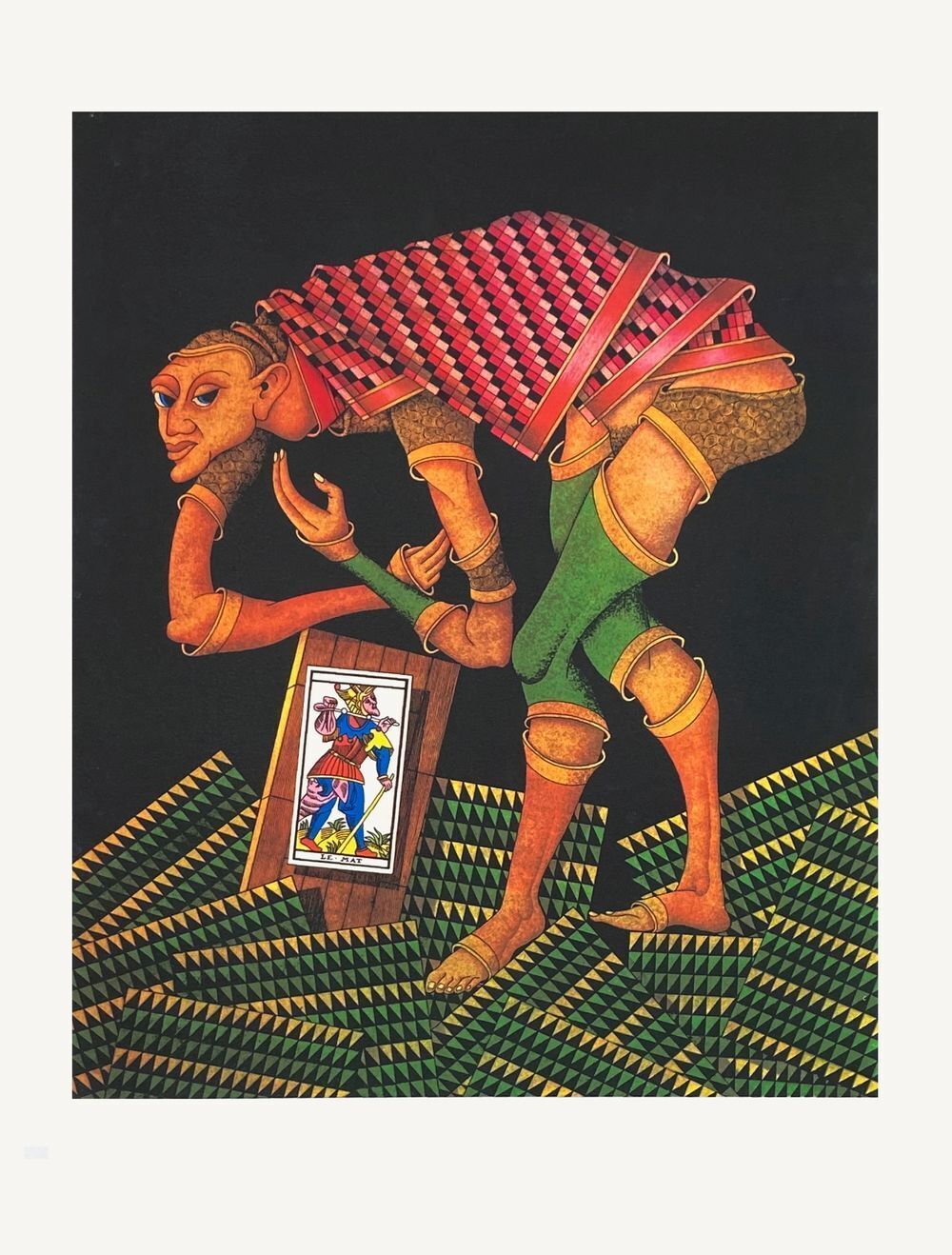 Alexis Keunen Screenprint Le Mat 1982