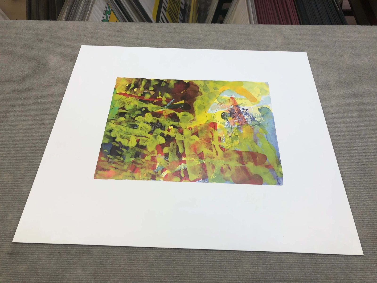 Lithographie offset Gerhard Richter Ibm G.El.2, 1987 photo 19234.0