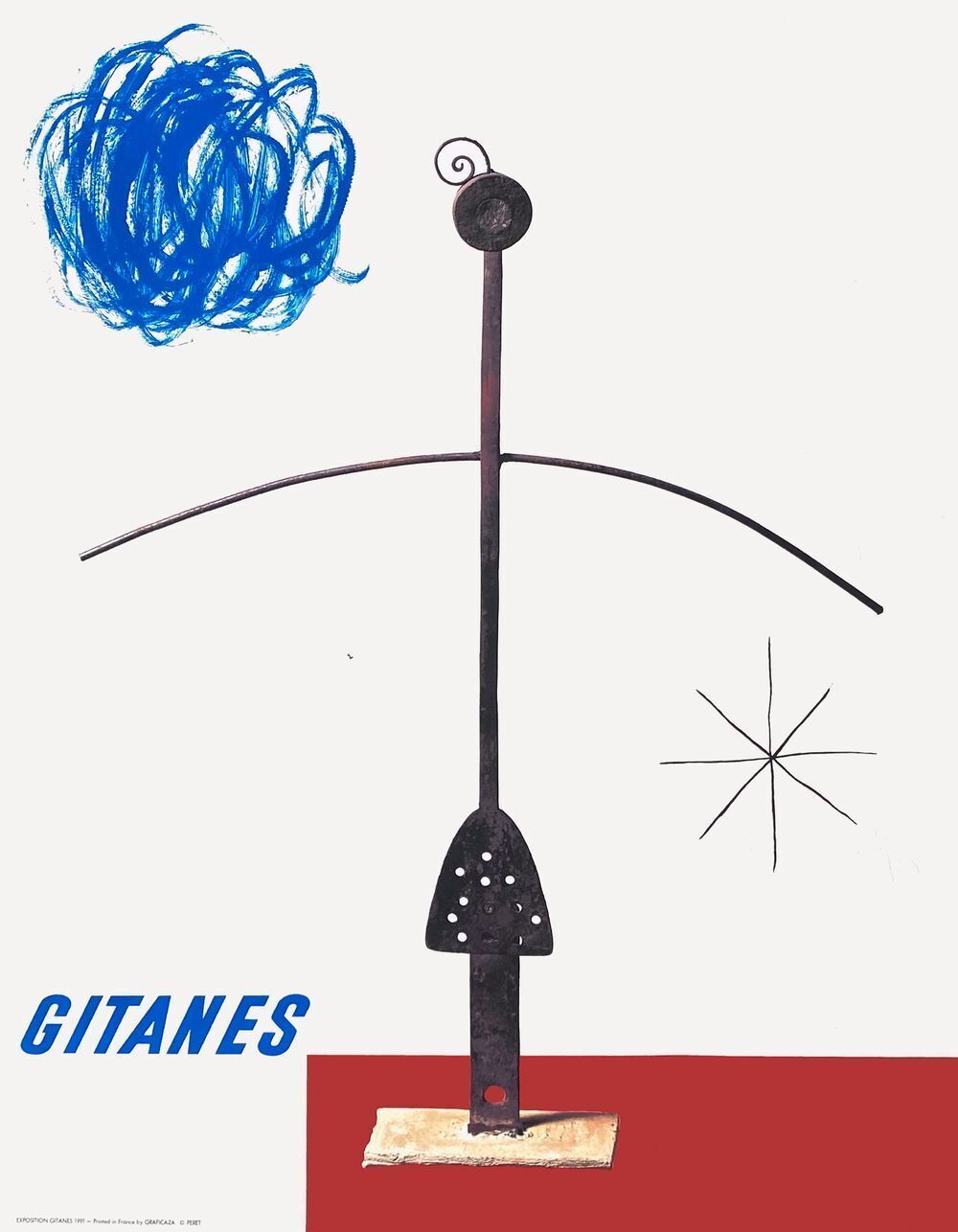 Gitanes Hommage à Max Ponty Poster Peret (Pere Torrent) 1991