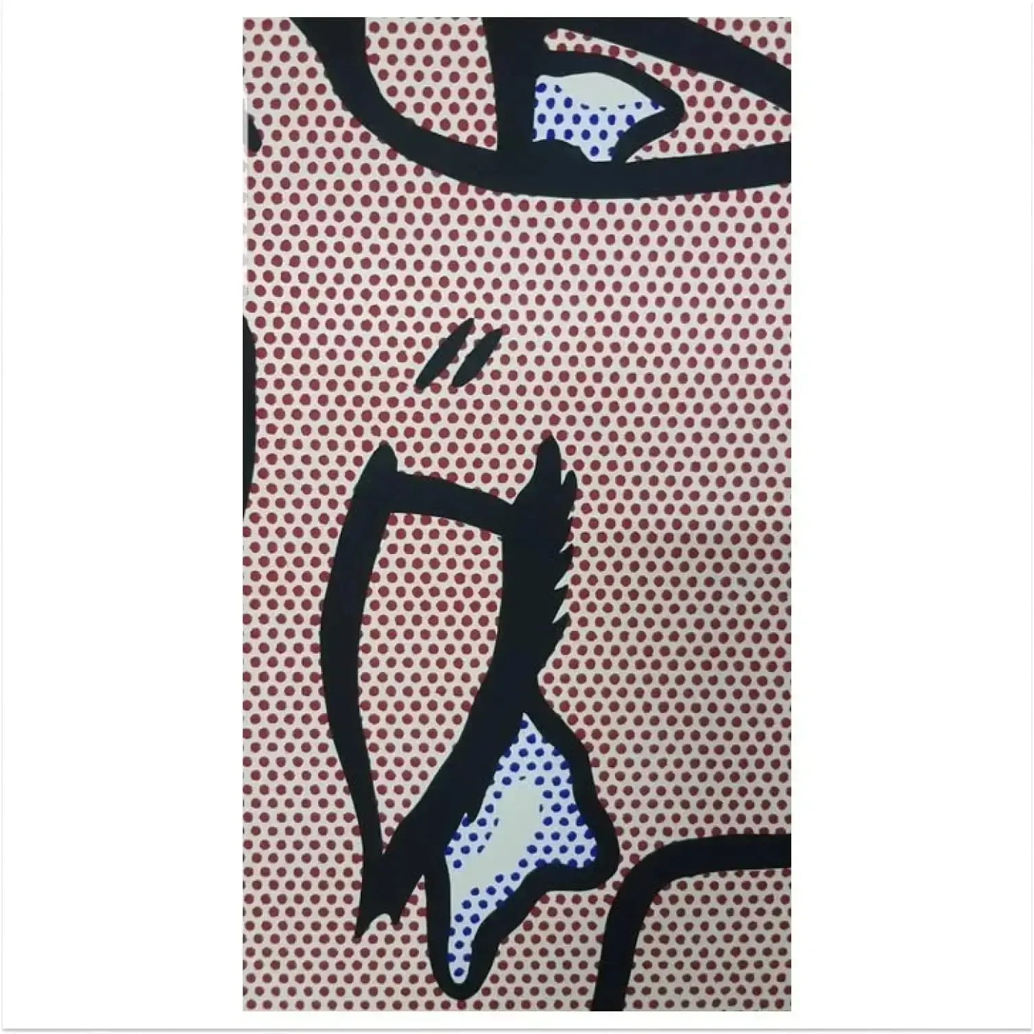 Affiche sérigraphiée en édition limitée, Roy Lichtenstein, Kiss, 1964 photo Art