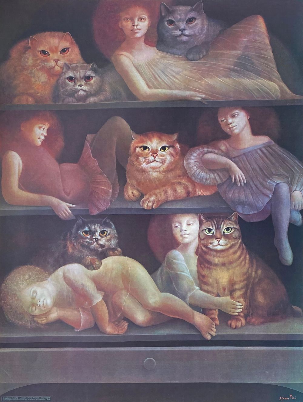 Leonor Fini Poster Dimanche Après Midi 1980