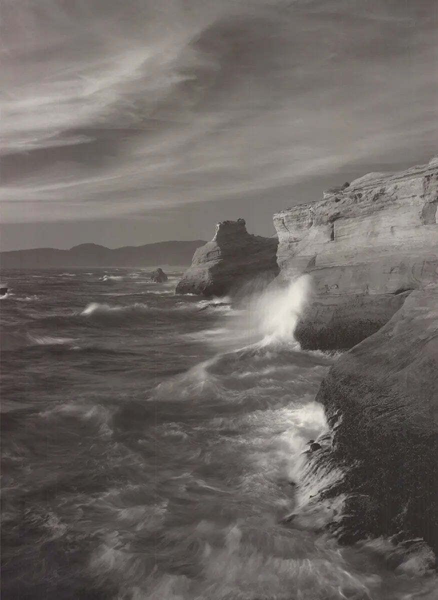 Affiche vintage Cape Kiwanda Surf 1992, par Darrell Gulin photo furniture