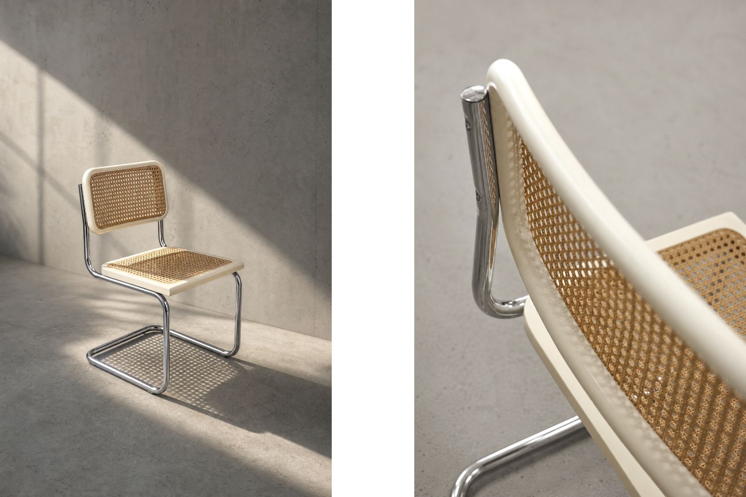 photo furniture Mid Century Modern Wood And Wicker Chairs, Italy, 1980s, Set Of 2