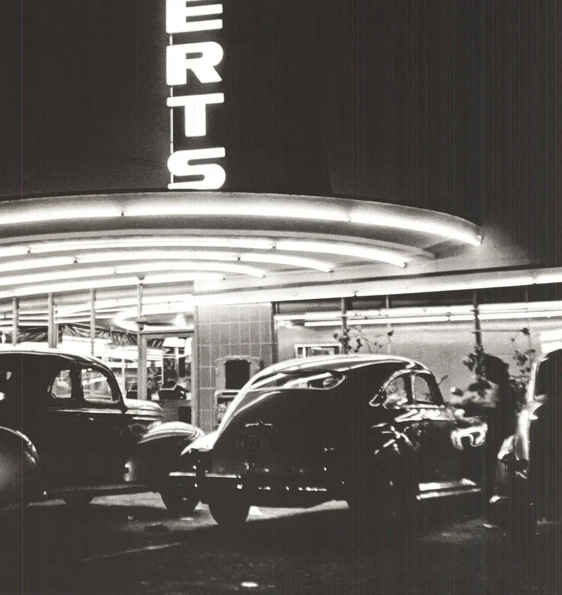 Nina Leen Neon Drive In Diner Photography Art Poster Print photo Kunst