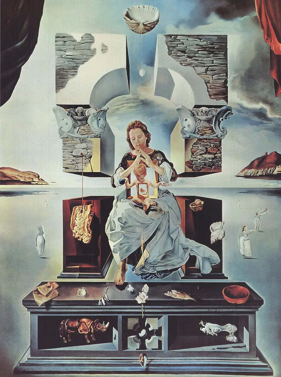 Patricia George Piazza Vespucci 1998 Offset Lithografie Architectuur Kunstposter photo furniture