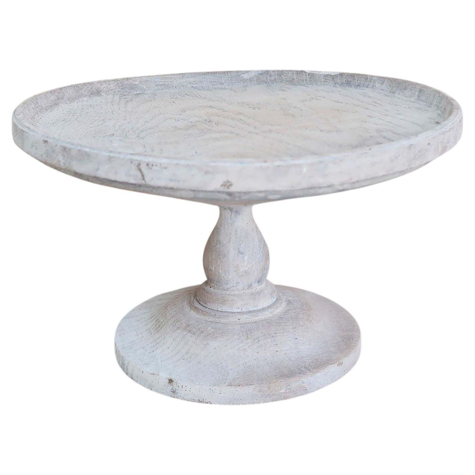 Antiek gekalkt eiken tazza. Engels, ca. 1920