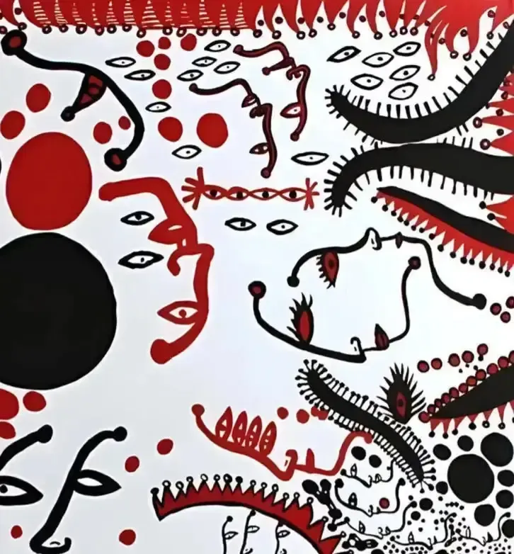 Lithographie offset Yayoi Kusama I Want To Sing My Heart Out photo for sale