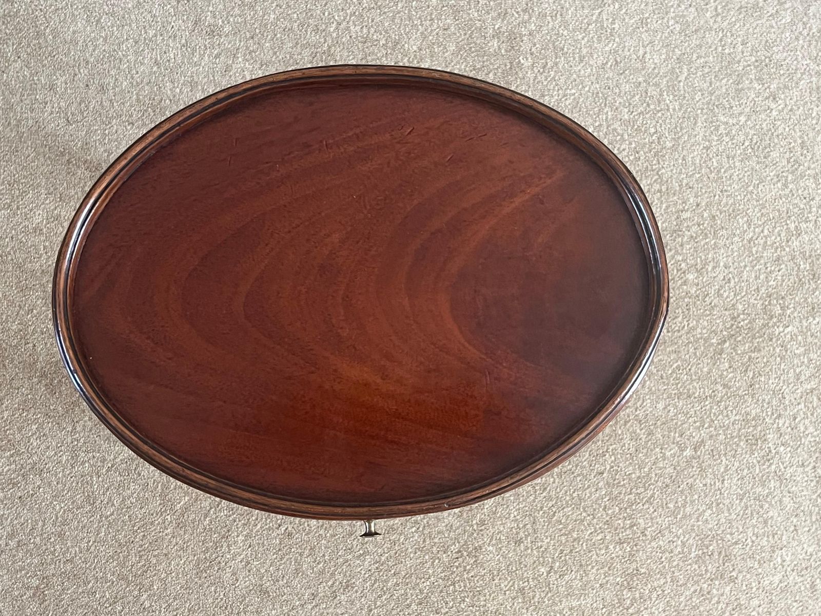 George III Sheraton Period Walnut Candle Stand With Gallery, English Circa 1775 photo vinterior