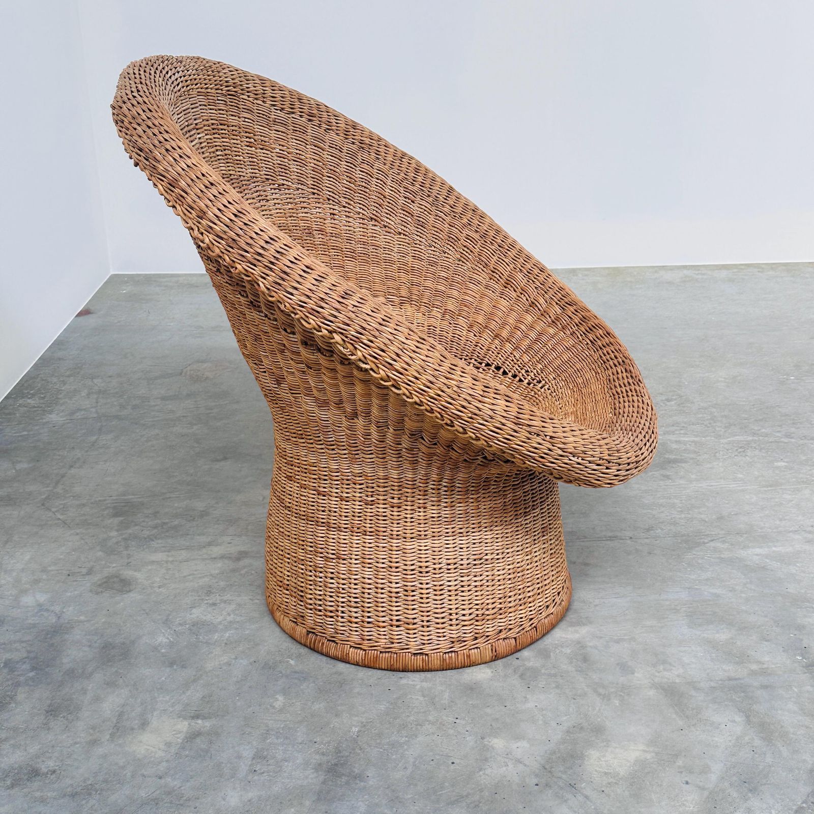 Meubels Egon Eiermann E10 Wicker Lounge Chair, Duitsland, jaren 1960 photo