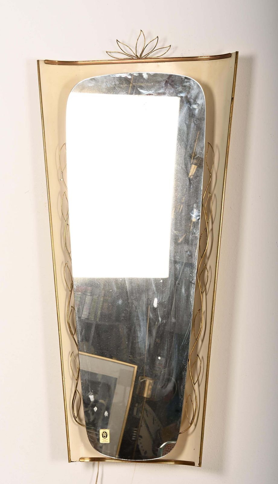 Illuminated Wall Mirror By Ernest Igl Manufactured By Hillebrand photo for sale