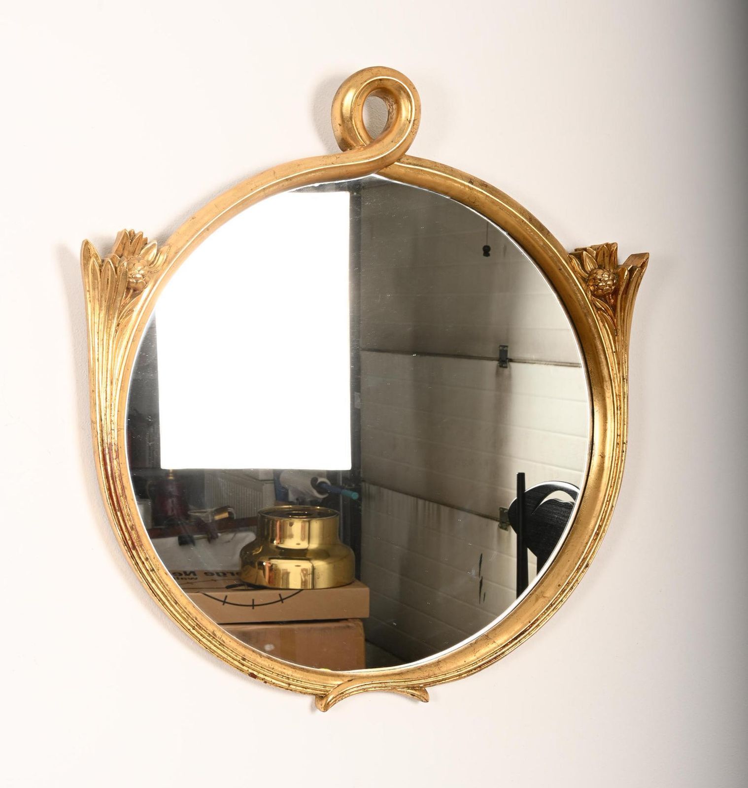 Zeer zeldzame wandspiegel van Josef Hoffmann, geproduceerd door Max Welz photo for sale