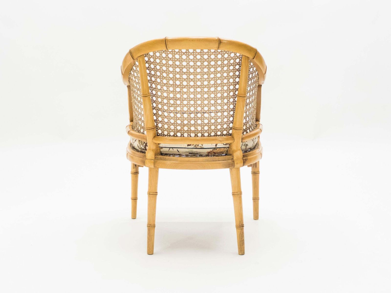 photo for sale Fauteuils Mid-Century Modern Riviera française en bambou et cannage, années 1960