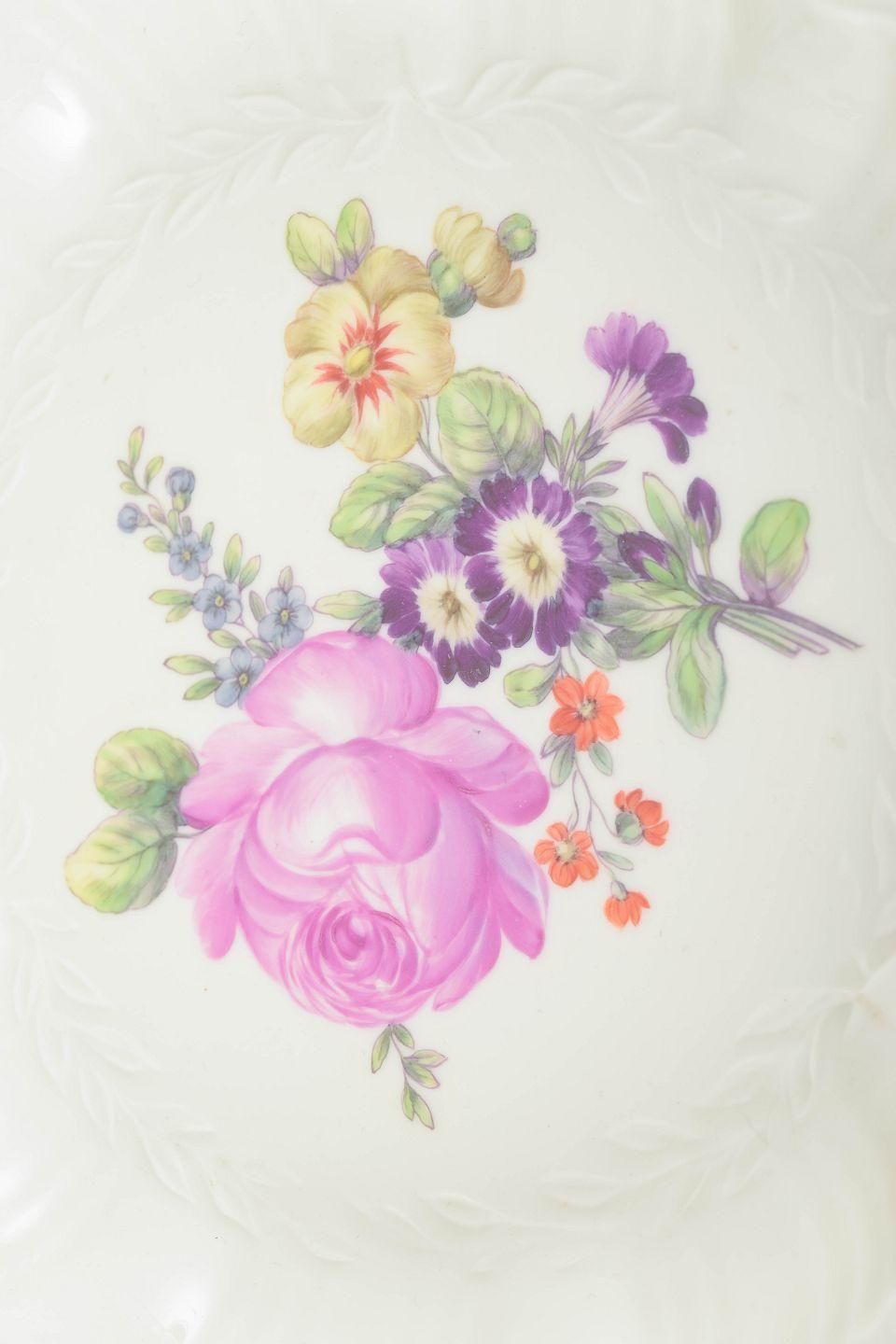 Royal Copenhagen. Deep Porcelain Plate With Floral Motif. Early 20th C. photo for sale